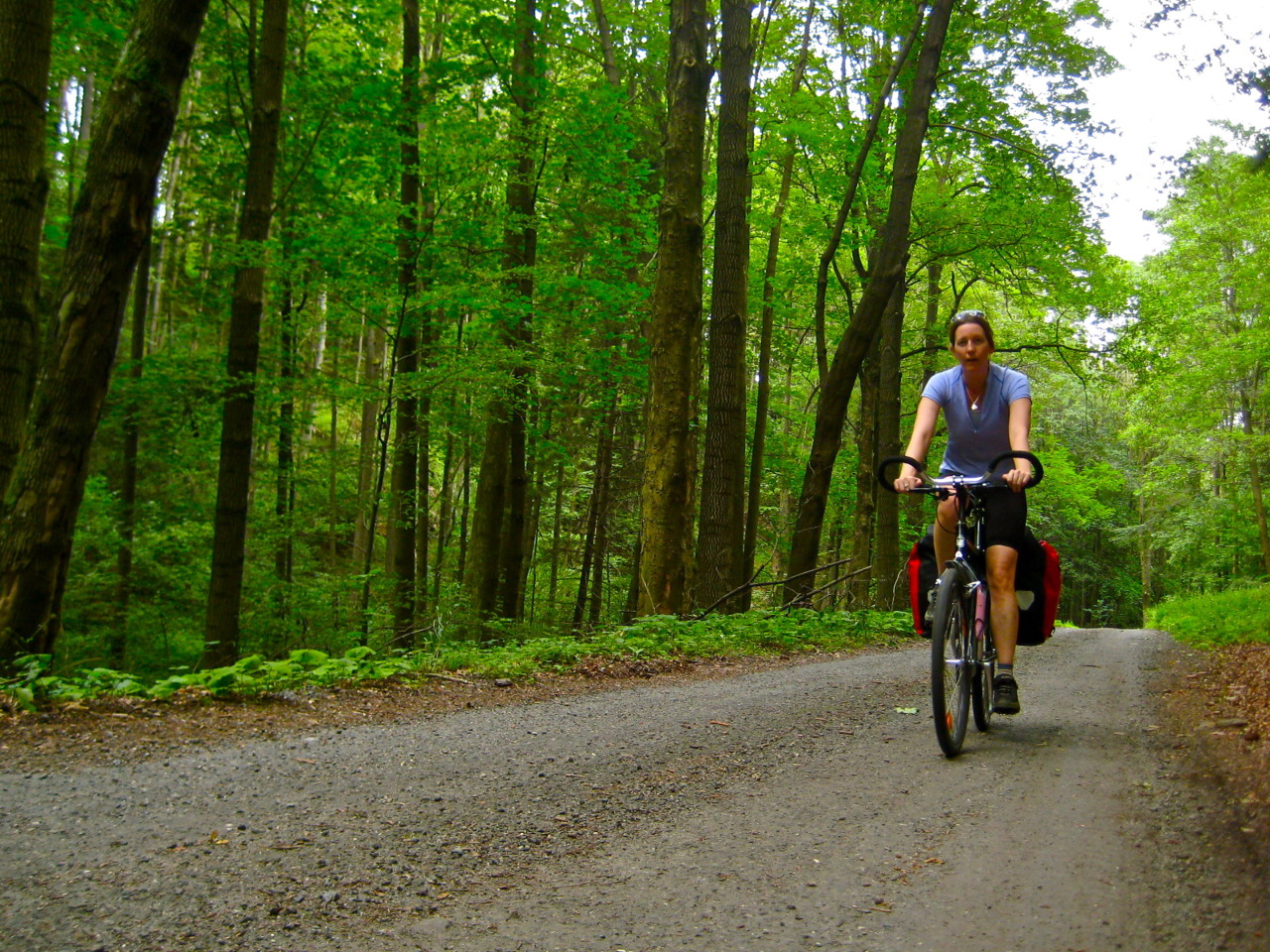 bicycle touring can be easy; bike travel; two wheel travel